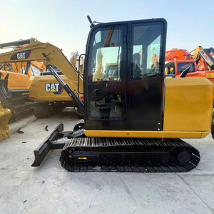 Excavatrice Caterpillar d'occasion 5,5 tonnes, modèle CAT 305.5E, faible nombre d'heures de travail, certification CE EPA, excavatrice sur chenilles d'occasion - Product Image 1