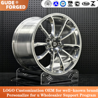 Jantes forgées GUDE de 20 pouces, jantes concaves argentées brossées, jantes personnalisées 6061, jantes 5x112, jantes en alliage à rayons en Y pour BMW M3 G80
