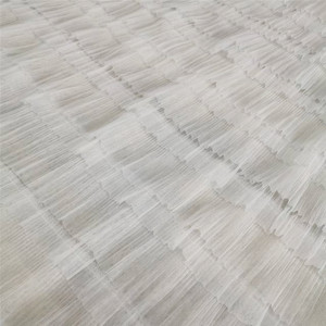 Tissu en mousseline à volants en vente en gros, tissu plissé en tulle pour la confection de robes - Product Image 2