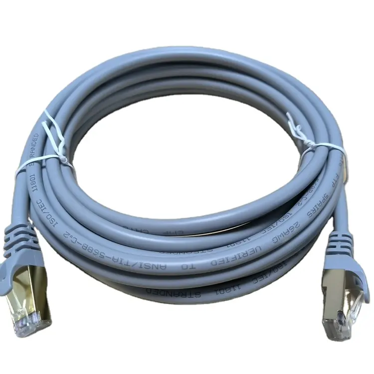 XXD yeni tasarım altın kaplama 10P10C CMR ağ kablosu OEM RJ50 yama kablosu CMP ftp um ftp Ethernet iletişim kabloları