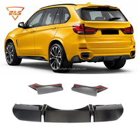 Accessoires de modification de voiture en fibre de carbone pour BMW Série X F15 2012-2018, style MP, diffuseur arrière M Sport, pièces automobiles