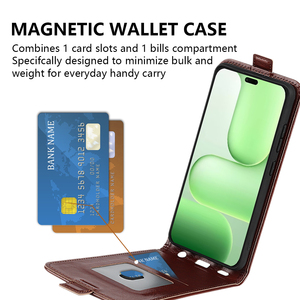 Funda de Cuero con Tapa Vertical Clásica para Huawei <span class=keywords><strong>Honor</strong></span> 600 Lite <span class=keywords><strong>Pro</strong></span>, con Ranuras para Tarjetas - Product Image 3