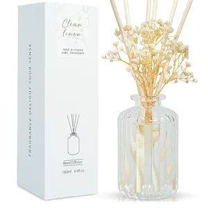 Private Label Home Luchtverfrissers Reed Diffuser Sola Flower Luxe Hotel Geur Geur Aroma Reed Diffuser