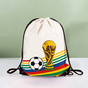 <span class=keywords><strong>Sac</strong></span> en polyester léger et pliable avec cordon de serrage, motifs personnalisés, idéal pour la <span class=keywords><strong>Coupe</strong></span> <span class=keywords><strong>du</strong></span> <span class=keywords><strong>Monde</strong></span> de football, vente en gros pour le sport et les activités de plein air - Product Image 3