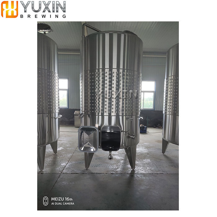 cuves de fermentation de vin d'usine de vinification
