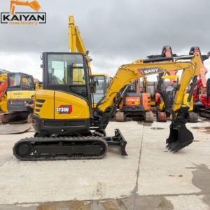Miniexcavadora Usada SANY SY35U con Motor Original y Bomba Hidráulica, Peso Operativo de 3.5 Toneladas - Product Image 2