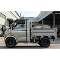 Pick-up électrique certifié CEE de haute qualité, 4 roues, coffre de chargement, 3500W, autonomie 100km, batterie 30kWh, vente directe fabricant