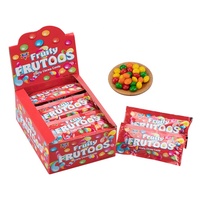 Venta caliente Mixed Fruity Flavors Slittles Candy Box American Dulces Vegan Chewy Bonbon Venta al por mayor Dulces Display Bag