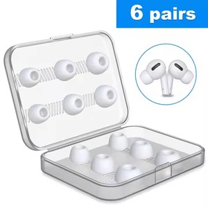 <span class=keywords><strong>Embouts</strong></span> d'écouteurs intra-auriculaires en silicone souple de remplacement XS/S/M/L, ajustement personnalisé pour écouteurs professionnels, fabriqués en Chine, unisexe - Product Image 2