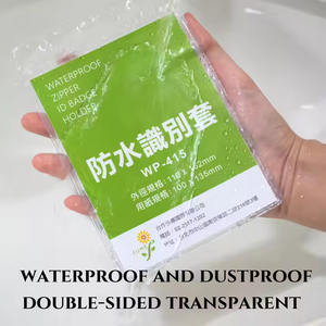 LUMEF WP-415 grand porte-carte d'identité vertical étanche fermeture éclair Style d'affaires prix raisonnable pour la vente en gros - Product Image 4