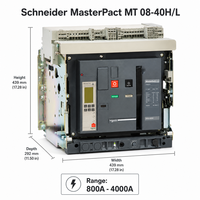 MasterPact MT08-40H/L 800A-4000A Switch-disconnector ACB untuk Distribusi Daya Tetap/Dapat Ditarik untuk Distribusi Daya LV