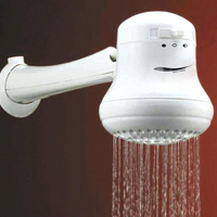 Douche électrique sans réservoir 220 volts, tête de douche électrique instantanée en plastique pour extérieur