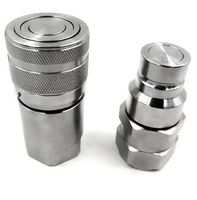 SHJH-LOK forgé Interchangeable Swagelok 316 Acier inoxydable poli 1/2in(10) JH-PTF d'accouplement rapide hydraulique à tête hexagonale