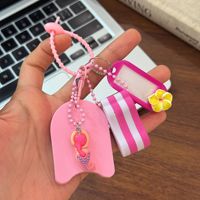Gantungan Kunci Boneka Perenang Kartun, Aksesoris EVA, Gantungan Kunci Kolam Renang Anti-Hilang, Liontin Tag DIY, Dekorasi Tas Ransel Dompet, Hadiah Wanita