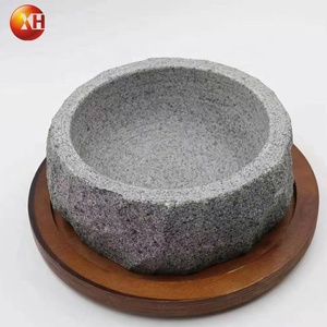 Hotsale Hotel di <span class=keywords><strong>Pietra</strong></span> Naturale Da Tavola Ciotola di Cibo E di <span class=keywords><strong>Pietra</strong></span> Pentola di Riso Per La Sala Da Pranzo Pentole di Cibo Che Serve - Product Image 5