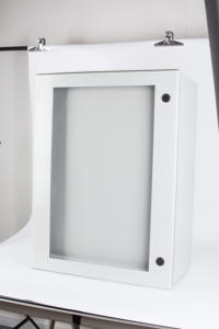 Boîtier en fibre de verre SAIPWELL CE IP66 étanche avec charnières, en SMC DMC polyester, pour montage sur poteau - Product Image 4