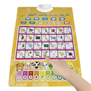 Affiche sonore personnalisée de <span class=keywords><strong>l</strong></span>'alphabet, tableau mural parlant, matériel éducatif précoce pour enfants, <span class=keywords><strong>en</strong></span> papier cartonné, art personnalisé inclus - Product Image 1