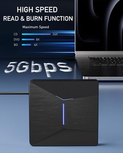 <span class=keywords><strong>Lecteur</strong></span> de disques <span class=keywords><strong>Blu</strong></span>-<span class=keywords><strong>ray</strong></span> externe, USB 3.0 et Type-C, <span class=keywords><strong>graveur</strong></span> de BD/DVD/CD, <span class=keywords><strong>lecteur</strong></span> de disques <span class=keywords><strong>Blu</strong></span>-<span class=keywords><strong>ray</strong></span> pour ordinateur portable, bureau, Windows 11/10, Mac OS - Product Image 6