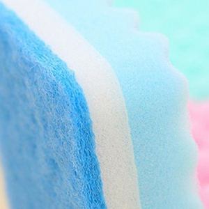 อุปกรณ์ทำความสะอาดครัว 1 ชิ้น/5 ชิ้น ฟองน้ำล้างจาน แผ่นขัดทำความสะอาดสำหรับทำความสะอาดครัวในบ้าน - Product Image 4