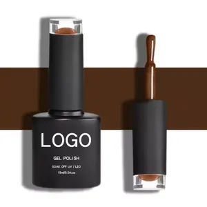 Fourniture directe d'usine Gelisch ongles Uv Gel vernis couleurs brun couleur vernis à ongles Gel UV vernis à ongles Gel offre échantillons gratuits