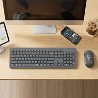 Untuk BTC4132 2.4G Wireless Silent Keyboard Mouse Combo untuk Komputer BT Keyboard & Mouse untuk Laptop