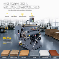 Emballage commercial semi-automatique carton papier cosmétique boîtes en carton feuille d'alimentation Ml 930 rainage Dominator Machines découpées