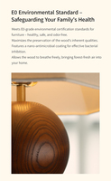 Table en bois de frêne massif et tissu haut de gamme Aisilan pour restaurant, salon, table de chevet, lampe, décoration intérieure