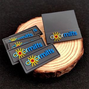 Patchs en PVC souple 3D personnalisés avec logo, impression par transfert en silicone gaufré à chaud, patchs en caoutchouc PVC fins, à coudre ou à coller au velcro sur les vêtements - Product Image 3