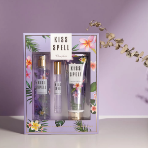 Ensemble cadeau de parfum pour femmes, vaporisateur pour <span class=keywords><strong>le</strong></span> corps floral original de 150 ml, crème pour <span class=keywords><strong>le</strong></span> corps de 120 ml, vaporisateur <span class=keywords><strong>anti</strong></span>-<span class=keywords><strong>transpirant</strong></span> hydratant longue durée 1001 - Product Image 1