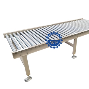 Özel üretim ihtiyaçları için düz eğri paslanmaz karbon çelik motorlu özelleştirilebilir makaralı konveyör hattı - Product Image 2