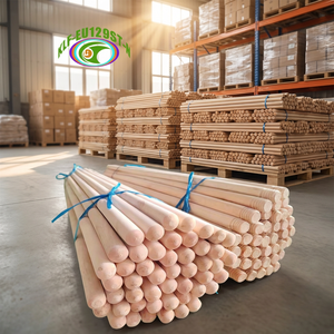 <span class=keywords><strong>Manche</strong></span> <span class=keywords><strong>de</strong></span> balai en bois d'eucalyptus naturel en gros, <span class=keywords><strong>manche</strong></span> fileté pour balai, serpillière, <span class=keywords><strong>pelle</strong></span> et bêche pour le nettoyage domestique - Product Image 1