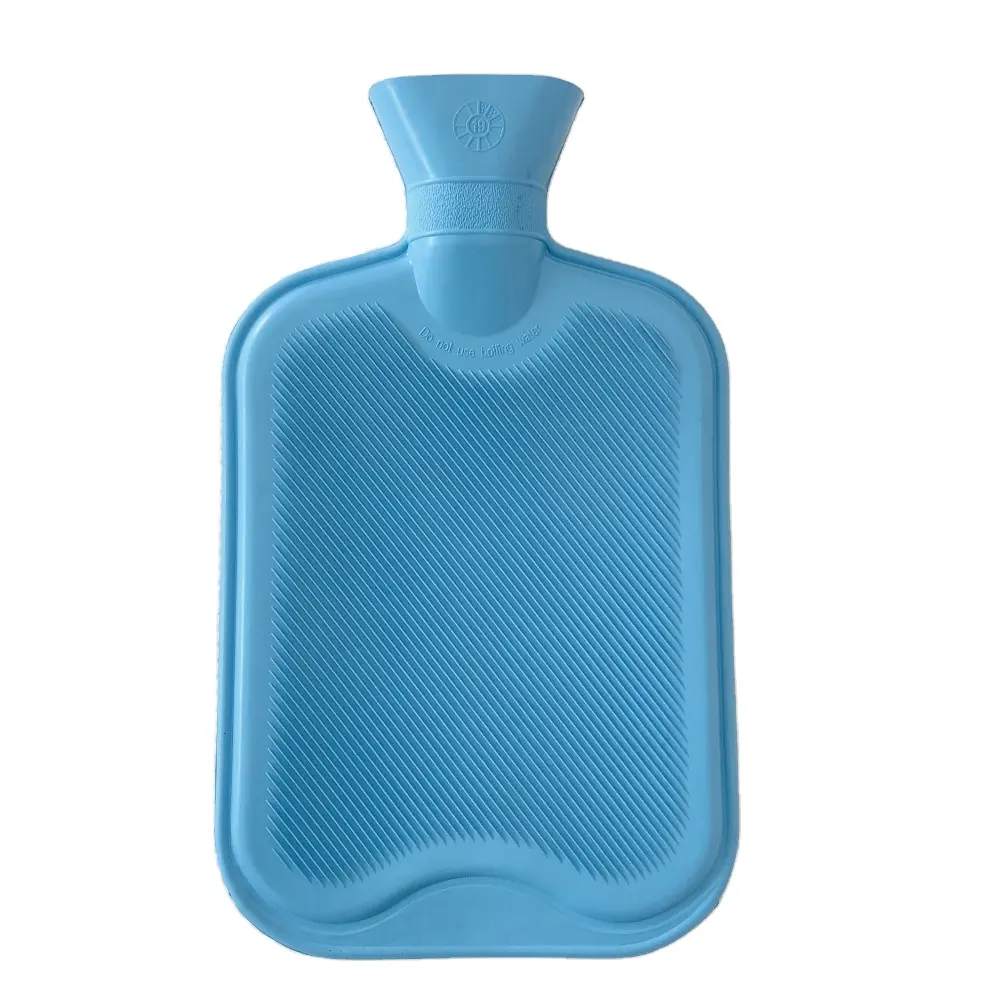 cartoon winter set kruik blue hot water bottle with cover as gel hand warmer