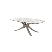Ensemble de tables basses en céramique modernes, table de salon de luxe, mobilier haut de gamme pour la maison, structure stable pour hôtel et appartement