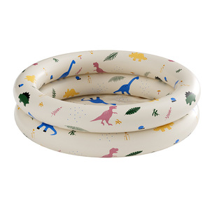 Piscine gonflable ronde en PVC épaissi Ugly Baba Retro pour enfants et nourrissons, usage domestique, design océanique - Product Image 6