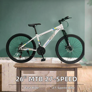 Vélo de montagne de <span class=keywords><strong>26</strong></span> <span class=keywords><strong>pouces</strong></span> avec frein à disque à 27 vitesses et fourche en acier à pédale ordinaire Bicicletas Bicycle - Product Image 3