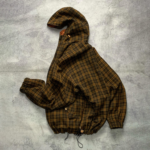 Veste à capuche zippée réversible imperméable et respirante pour homme, coupe ample, coupe-vent, style streetwear <span class=keywords><strong>vintage</strong></span> - Product Image 4