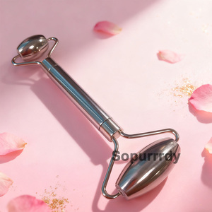 Produits de Correction Posturale avec Logo Personnalisé, Outils de Soin du Visage en Acier Inoxydable pour Hommes et Femmes, Rouleaux de Massage, Plaques de Grattage - Product Image 6