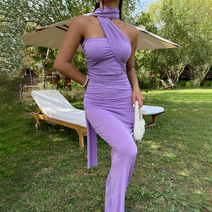 Robe Longue de Soirée de Mariage en Gros, Robe de Bal Sirène Africaine à Épaule Unique pour Demoiselles <span class=keywords><strong>d</strong></span>'<span class=keywords><strong>Honneur</strong></span> et Invitées Noires - Product Image 2