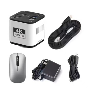 <span class=keywords><strong>Microscope</strong></span> numérique à zoom 5X-80X 25 mm avec objectif C-mount, vue de champ large, mesure 4K Ultra HD - Product Image 6