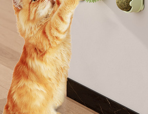 T2122 Cat Mint Ball Toy Leather <strong>Taobao</strong> Egg Licking Ball Fun Self Hi Cat Toys Pet Supplies <strong>Wholesale</strong> - Product Image 4