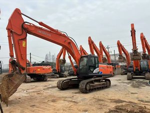 Excavatrice sur chenilles Hitachi ZX350 d'occasion, 35 tonnes, d'origine japonaise, hydraulique, robuste, pour projet minier. - Product Image 4
