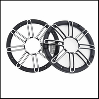 Couverture de filet de haut-parleur en alliage d'aluminium de 6.5 pouces boîtier de maison de voiture de haute qualité grille de fil de protection cadre antirouille pour système audio