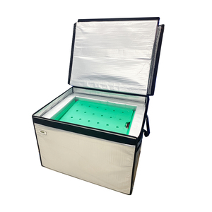 PolarBag Boîte de livraison isotherme en aluminium pour crème glacée avec fermeture auto-agrippante et pack de glace réfrigérant - Product Image 4