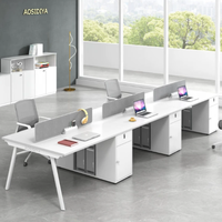 New Cheap Office Partitions Combination for Staff 2-person/single Seat Simple and Modern Office Workstation