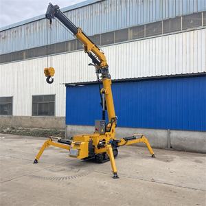 מנוף עכביש מיני CE מערכת הידראולית מלאה מופעל חשמלית גובה הרמה 7 מטר דגם חדש 2025 נמכר ישירות מהיצרן - Product Image 3