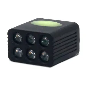 Kunden spezifische hochwertige wasserdichte Mini-Taschenlampe 9V Powered Tactical Mini LED-Taschenlampe für Camping