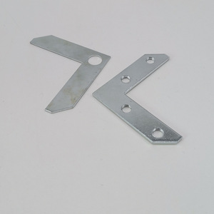 Support d'angle en alliage d'aluminium à quatre yeux, 45mm x 41mm, épaisseur 2mm, pour accessoire de quincaillerie de cadre photo - Product Image 3