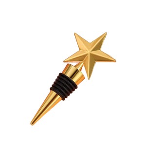 Five-Pointed Star Wine <b>Stopper</b> Gold And Silver Metal Sealing Bottle <b>Stopper</b> For Wedding Party Gift - Product Image 5