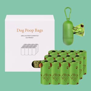 Sacs à déjections canines biodégradables détachables, écologiques, anti-fuites et parfumés - Product Image 1