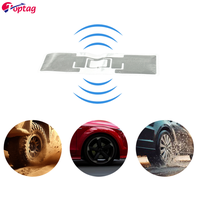 860 ~ 960mhz étiquette de pare-brise RFID UHF passive durable étiquette et étiquettes longue portée pour la gestion de flotte de véhicules